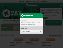 Tablet Screenshot of kooymanbv.com